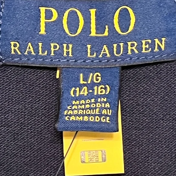 Polo Ralph Lauren Boy Big Pony Cotton Mesh Polo Shirt Rugby Stripe Pique - Picture 6 of 8
